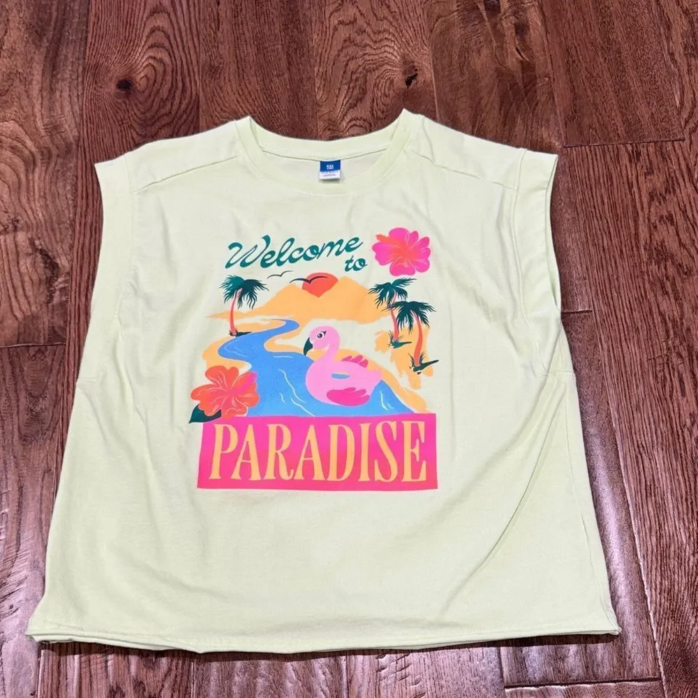 Welcome to Paradise Kids Shirt Sz XXL